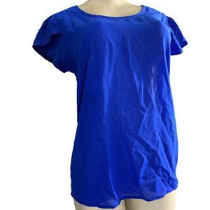 Blue Boxy Blouse by Japna